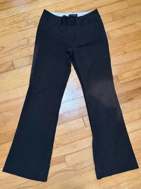 Banana Republic Black Boot-Cut Dress Pants